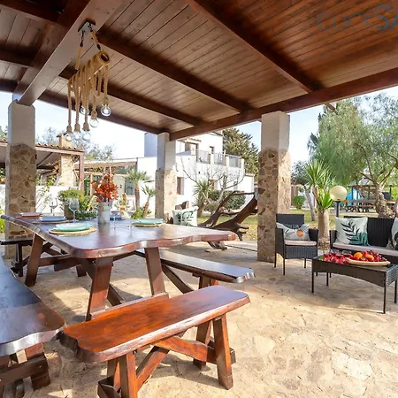 Clicksardegna Luxury Elike With Private Pool With Patio And Barbecue Area