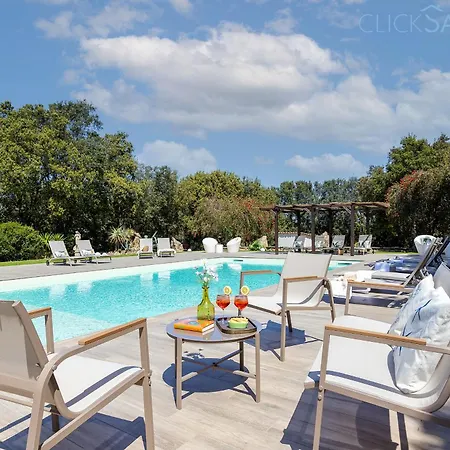 Clicksardegna Luxury Elike With Private Pool With Patio And Barbecue Area Willa Surigheddu