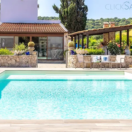 Clicksardegna Luxury Elike With Private Pool With Patio And Barbecue Area Surigheddu